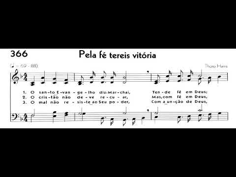 Hinário 5 CCB - Hino 366 - Pela fé tereis vitória - Strings - Teclado Yamaha PSR S670