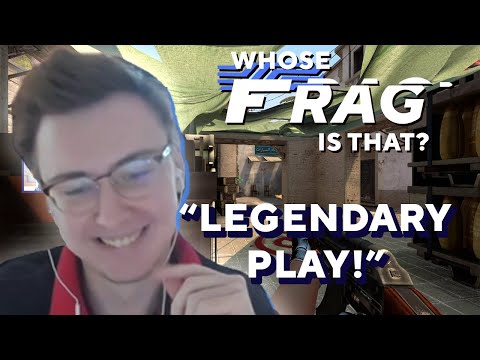 Ax1le the rising star of Gambit gets a legendary CSGO play in Whose Frag Is That