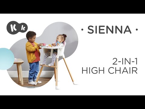 Kinderkraft maitinimo kėdutė Sienna, pilka