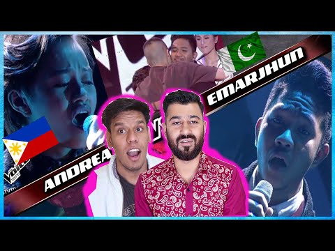 The Voice Teens Philippines Battle Round Andrea vs. Emarjhun Reaction