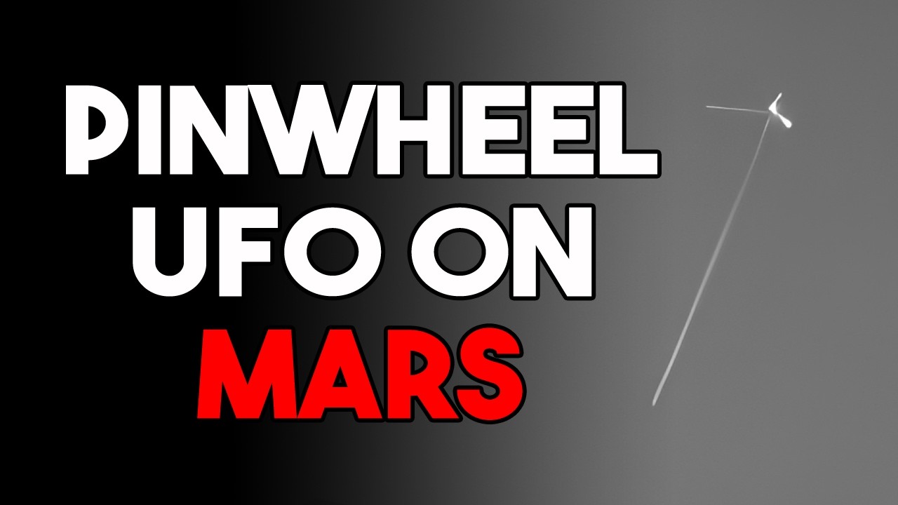 Pinwheel UFO on Mars