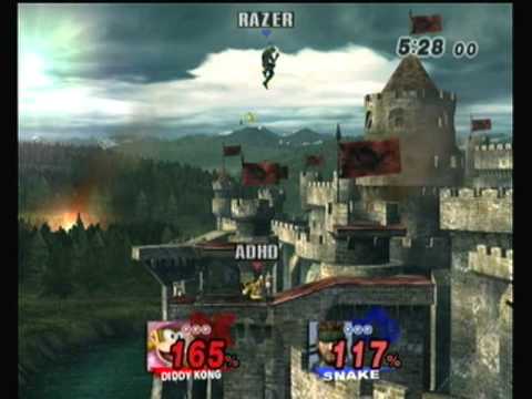 WHOBO 3: UltimateRazer (Snake) vs. ADHD (Diddy Kong) 3 - SSBB