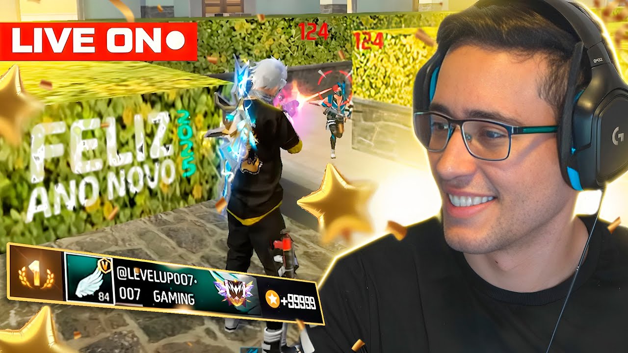 💙 FREE FIRE AO VIVO 🔴 QUASE TOP 1 RANK DESAFIANTE ! JOGANDO COM INSCRITOS 🔴 LEVEL UP AO VIVO