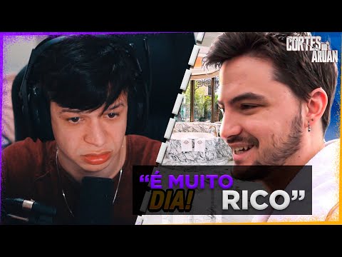 ARUAN REAGE A FIQUEI EM UMA DAS SUÍTES MAIS CARAS DO MUNDO! (FELIPE NETO) - Cortes do Aruan