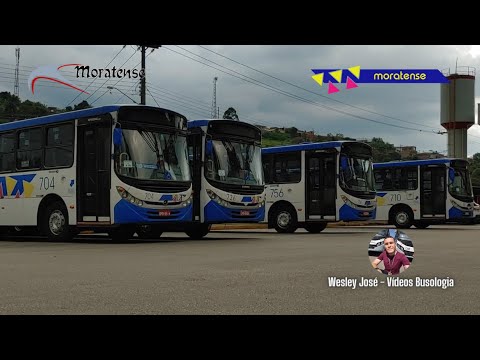 Moratense e seus últimos ônibus no "Padrão Azul" - Apache VIP II sc MB OF-1722M e OF-1721 BT5