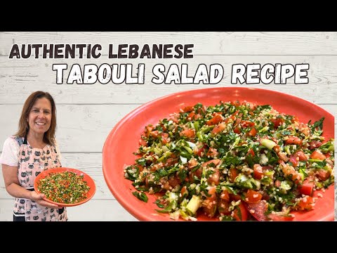 Make Lebanese Tabouli Salad at Home - Lebanese Food Recipe Perfect for Summer