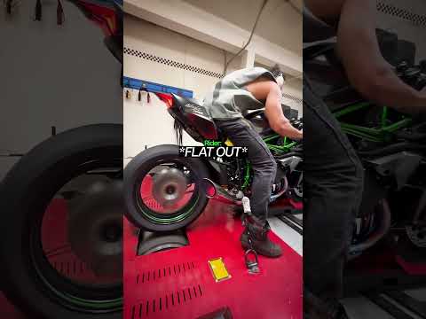 300HP H2R Almost Pulls Dyno Apart😳