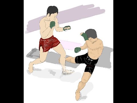 「カーフキック」を描いてみた！