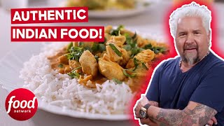 Guy Enjoys Butter Chicken From An Incredible Indian Restaurant | Diners, Drive-Ins & Dives