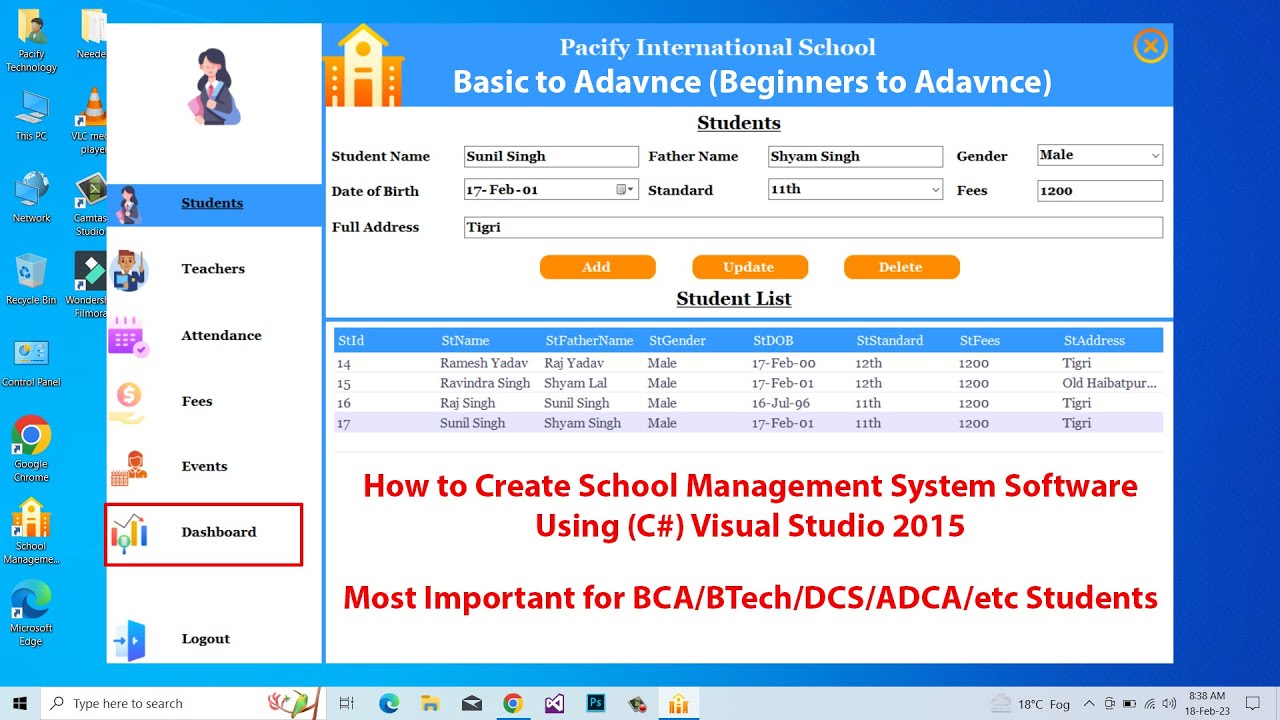 School Management System Project #vbnet #vb.netproject #csharp #visualbasic #projects #programming