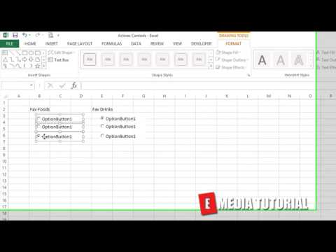 Microsoft Excel Visual Basic for Aplications  VBA  Tutorial 36    Grouping Alignment and Aesthetics