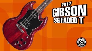 Video thumbnail for Gibson 2017 SG Faded T Electric Guitar by Derringers Music | Adelaide Forestville Store