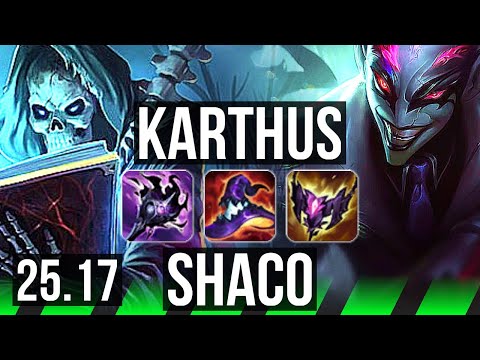 KARTHUS vs SHACO (JGL) | Legendary | EUNE Grandmaster | 25.17