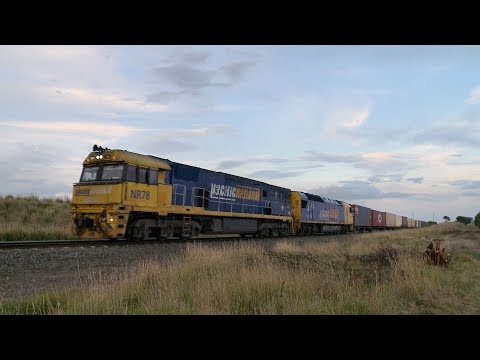 6MA5 Pacific National Container Train - PoathTV Australian Railways