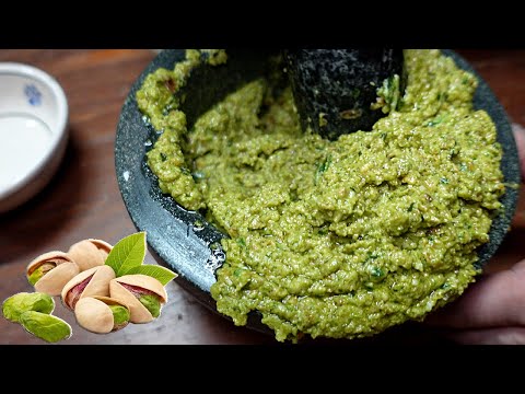 Pesto di Pistacchi fatto in casa - Crema di Pistacchio Salata Facilissima