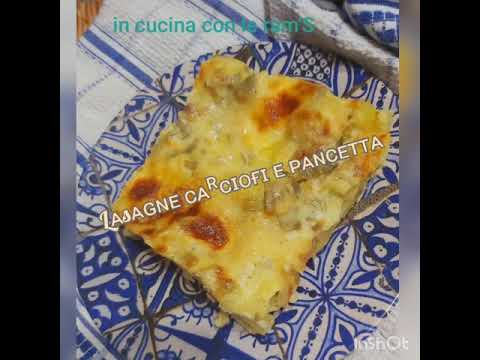 Lasagne carciofi & pancetta