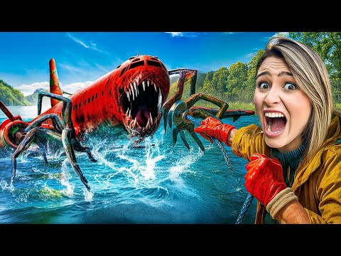 PESQUEI UM MONSTRO ASSUSTADOR DA LAGOA NA PESCA MAGNÉTICA! *A LENDA É REAL!