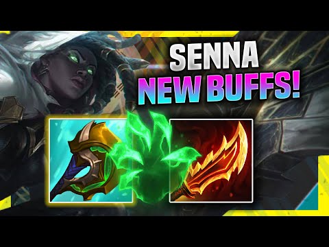 THIS KOREAN CHALLENGER PLAYS SENNA WITH NEW BUFFS! - Korean Challenger Plays Senna Support vs Lulu!