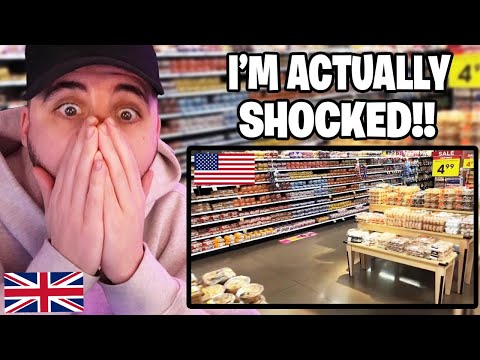 Brit Reacts to Cost of Groceries in Britain vs America – food prices in UK vs US