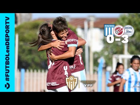 RACING 0 - 3 UAI URQUIZA - RESUMEN Y GOLES - CAMPEONATO FEMENINO YPF - FECHA 2