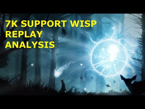 7k Support Wisp Replay Analysis (Dotabuff Rank #6)