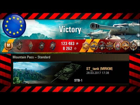 STB-1 , 9400 damage, 11 kills, Kolobanov's Medal