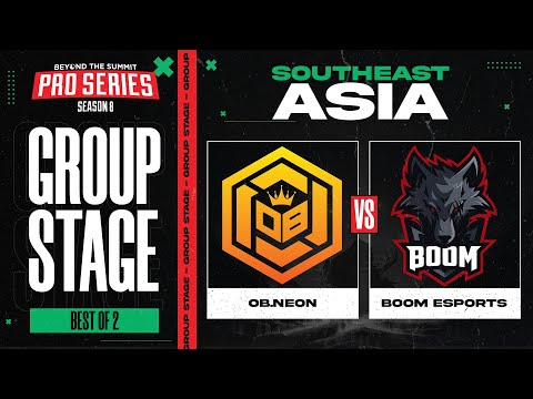 OB.Neon vs BOOM Game 2 - BTS Pro Series 8 SEA: Group Stage w/ MLP & johnxfire