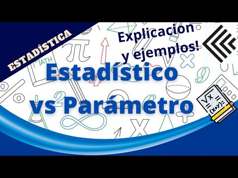 🎲📈 ESTADISTICO vs PÁRAMETRO,🎲📈   POBLACIÓN Y MUESTRA,  ,  ejemplos y su diferencia