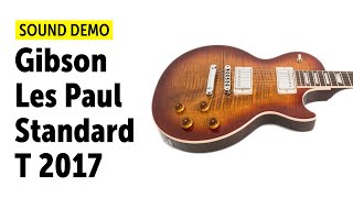Video thumbnail for Gibson Les Paul Standard T 2017 Sound Demo (no talking) by Guitar Bonedo