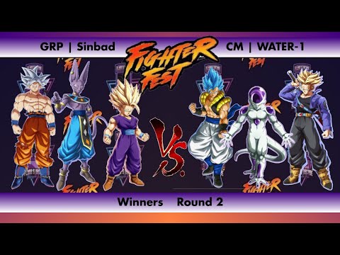 Flynn's Fighter Fest 5 Winners Round 2 - GRP | Sinbad Vs CM | WATER-1 Dragon Ball FighterZ Tourney