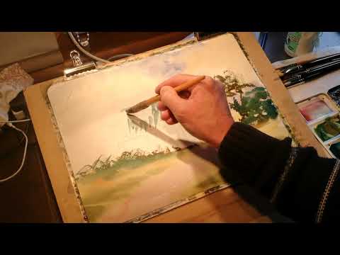 Thumbnail of How to paint a watercolour from a pencil sketch. #colinsteedart Thumbnail of How to paint a watercolour from a pencil sketch. #colinsteedart