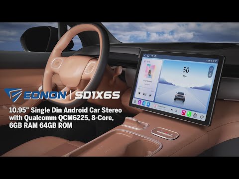 Best 10.95" Single DIN Android Car Stereo in 2026 | CarPlay & Android Auto | 6GB RAM | EONON SD1X6S
