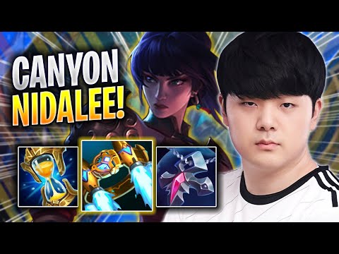 CANYON IS SO CRAZY WITH NIDALEE! - DK Canyon Plays Nidalee JUNGLE vs Fiddlesticks! | Season 2023