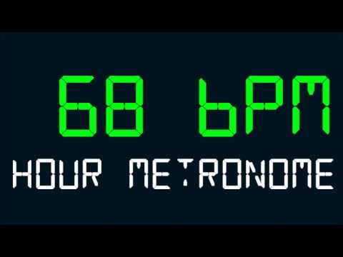 68 BPM (Beats Per Minute) Hour Metronome