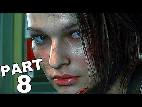DEFENDING JILL in RESIDENT EVIL 3 REMAKE Walkthrough Gameplay Part 8 (RE3)