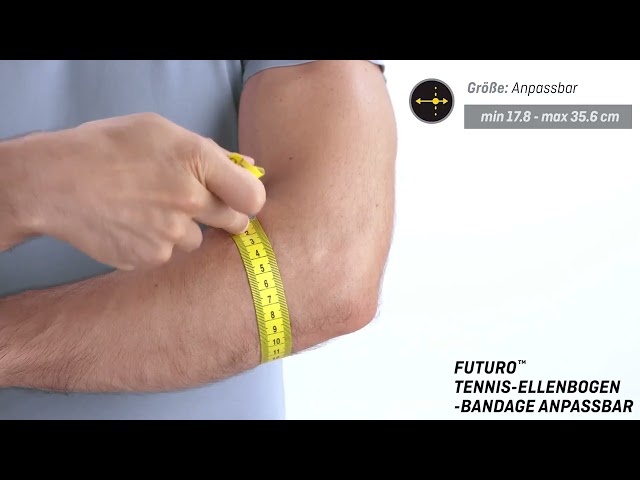 Video Teaser für FUTURO™ 45975 Tennis-Ellenbogen-Bandage anpassbar