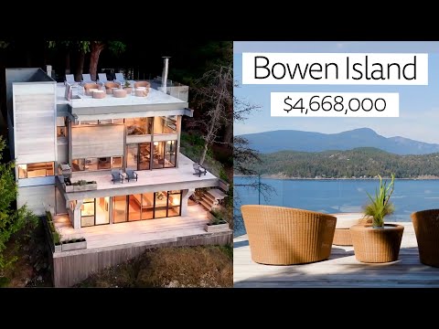 Inside a $5 Million Dollar Bowen Island Home 🌊 British Columbia, Canada