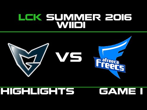SSG vs AFS  Game 1 Highlights LCK Champions 2016 W11D1 Afreece Freecs vs Samsung   SSG vs AFS   LCK