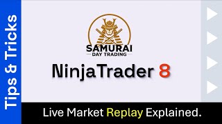 😁😍 How to Master Live Market Replay in NinjaTrader 8 | Real-Time Practice for Day Traders