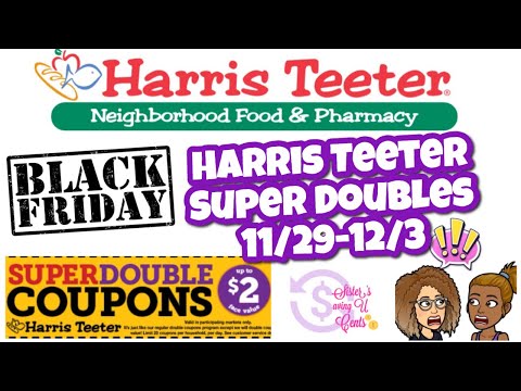 Harris Teeter Super Doubles On Black Friday 11/29-12/3