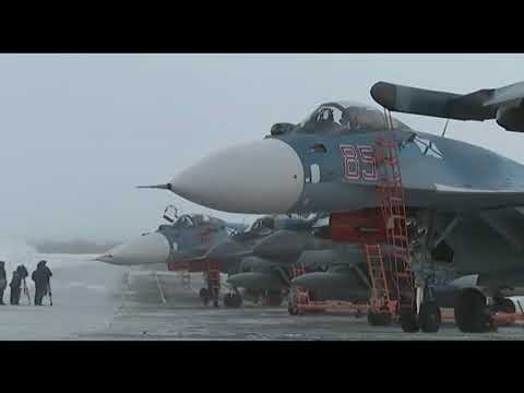 Russian Military Female Snipers in Military Exercise