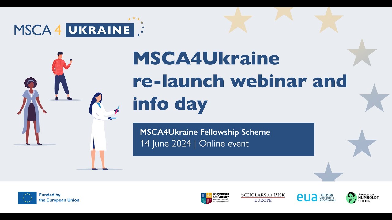 MSCA4Ukraine re launch webinar and info day