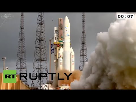 Arianespace successfully launches Thor 7 and SICRAL 2 satellites