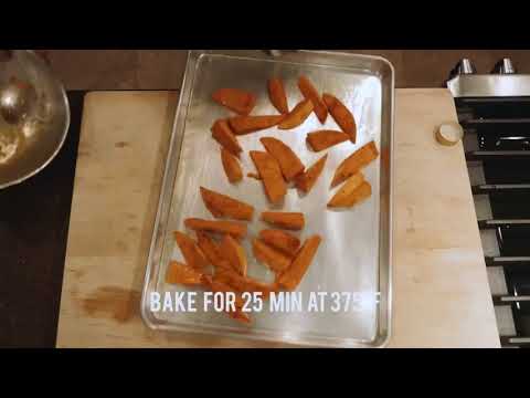 Smoking George's Rubbed Sweet Potato Wedges Recipe