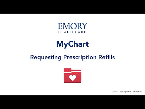 Requesting Refills In Mychart