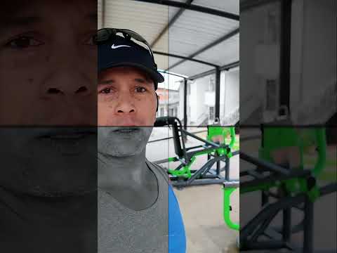 Gimnacio al aire libre, en Gomez Plata, Antioquia, a dos horas de Medellin, Colombia.