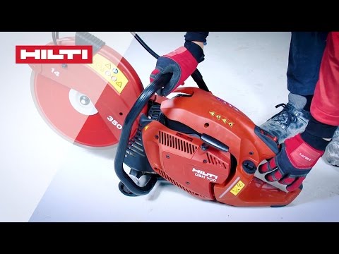 HOW TO cold start your Hilti DSH 700-X / DSH 900-X Gas Saw