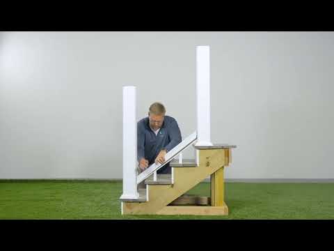 How to install RDI Transform Composite Stair Railing