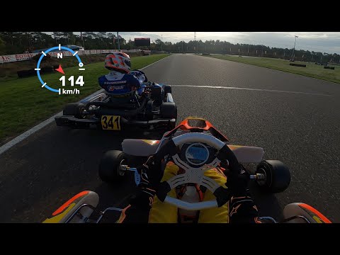 Helmet onboard around Karting Genk 🇧🇪 - Andrej Petrović