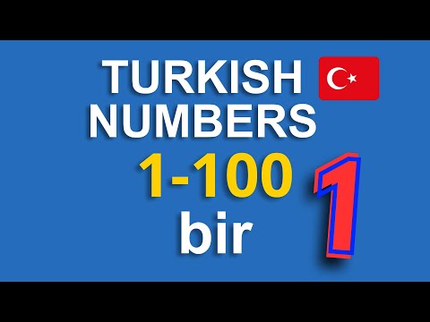 Learn Turkish Numbers 1–100: Türkçe Sayılar | Counting in Turkish | Turkish Lesson for Beginners